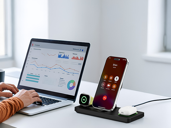 3in1 wireless charging station