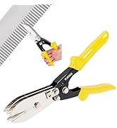 PLATATO 5 Blades Sheet Metal Tools HVAC Tool Duct Crimping Tool Gutter Crimper for 20-28 Gauge St...