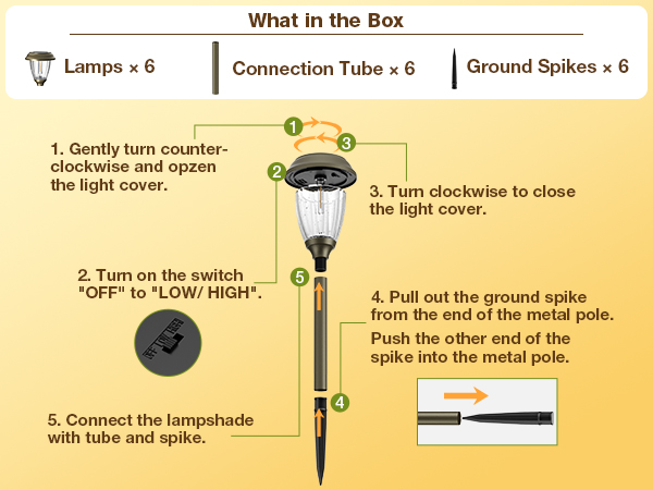solar pathway lights outdoor waterproof