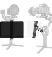 XIXAN Universal Tablet and Phone Holder for iPad/iPhone Teleprompter, Compatible with DJI RS 4 Mi...