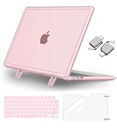 MOSISO Compatible with MacBook Air 13 inch Case 2024 2023 2022 M3 A3113 M2 A2681,Heavy Duty Shock...