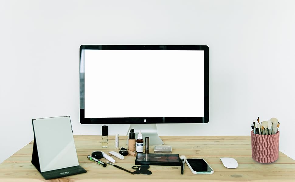 makeup brush holder for vanity