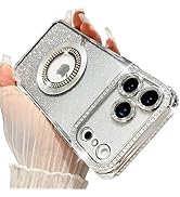 Losin Compatible with iPhone 17 Pro Max Magnetic Glitter Case Compatible with Magsafe Luxury Blin...
