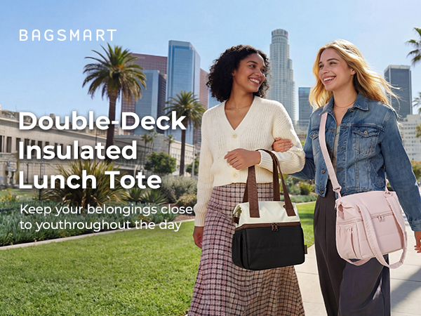 BAGSMART Lunch Bag Women