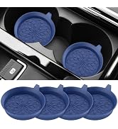 ME.FAN Car Cup Coasters [4 Pack] Silicone Car Coasters/Automotive Cup Mats - Universal Non-Slip R...