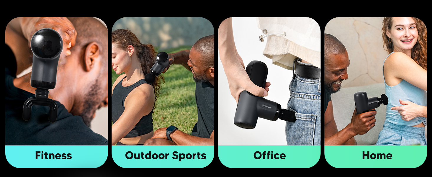 whole body massage gun for neck back shoulder