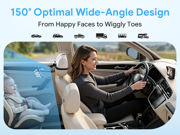 car seat camera for baby rear facing