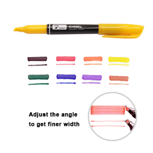 chisel tip markers
