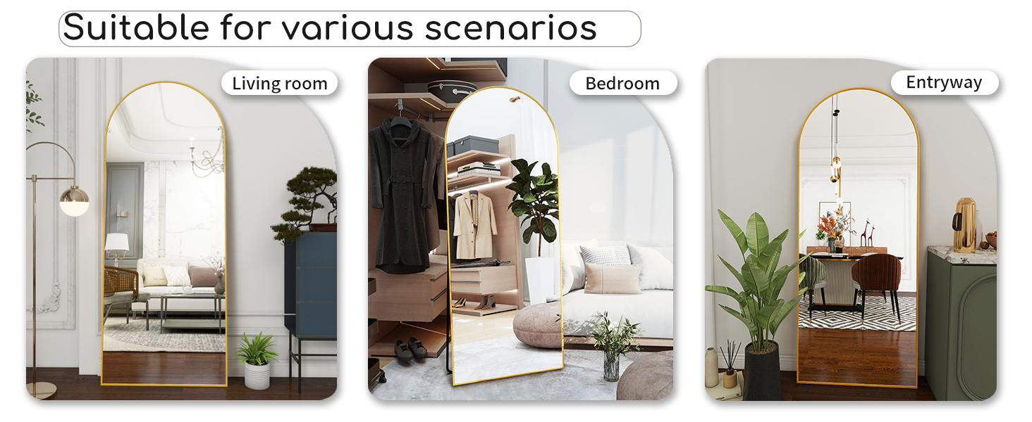 arch mirror full length