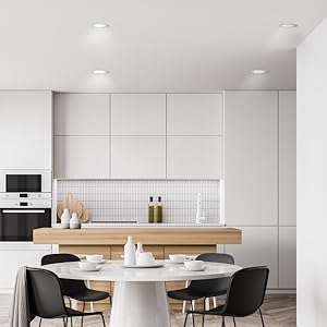 Low-profile, canless design means recessed lights can be installed anywhere.