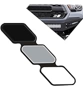 Diamall 1 PC Tri-Color Grille Badge Emblem Decoration, 4.72" L/0.98" H Tricolor Diamond Front Gri...