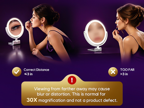 makeup mirror for desk