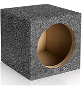 Facmogu 6.5in Gray Carpet Speaker Enclosure, Subwoofer Driver Enclosure with Ports for DIY Car or...