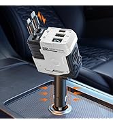 Retractable Car Charger with Retractable Cables (31.5 inch), 4 in 1 Super Fast Car Phone Charger,...