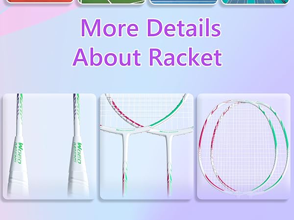 4 packs Badminton racket