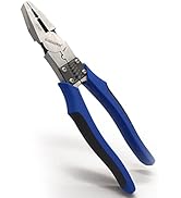 Linesman Pliers-KAIHAOWIN 8" High Leverage Side Cutters-Heavy Duty chromium vanadium steel Combin...