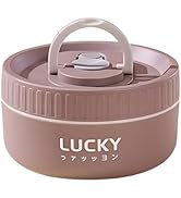 Ausenzup Stainless Steel Lunch Box, 3-Tier Insulated Bento Box Microwave Safe Soup Bowl for Adult...