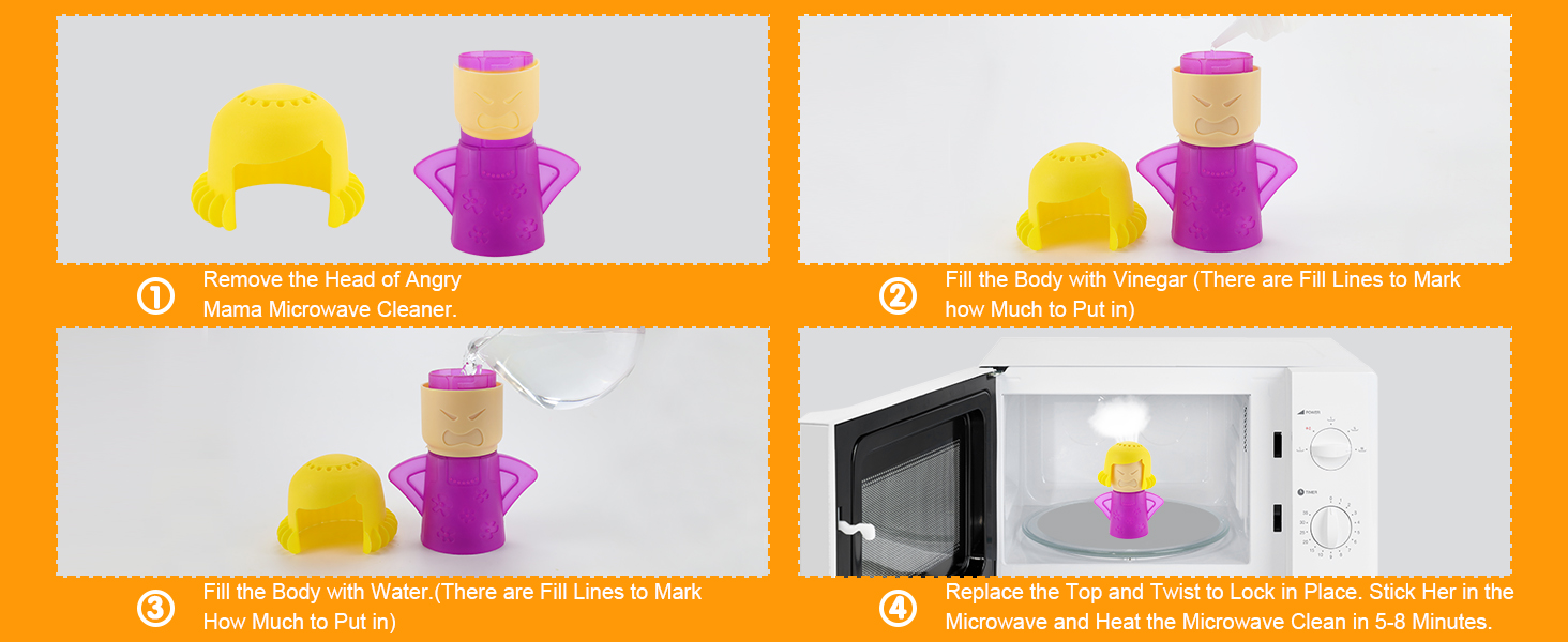 Microwave Cleaner 