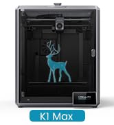 Creality K1 Max 3D Printer with Smart AI Function 600mm/s Printing Speed 20000mm/s² Acceleration,...
