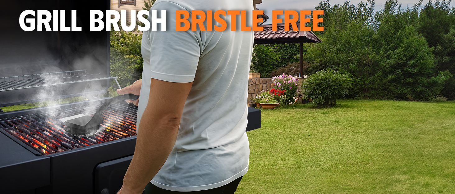 Grill Brush Bristle Free