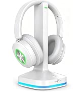 Wireless Headphones for TV, TV Headphones Wireless for Seniors with Transmitter Charging Base, 3 ...