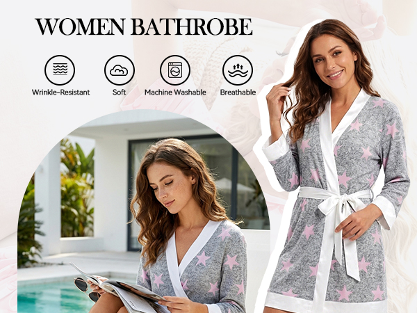 knit bathrobes for women