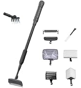 Carefree Fish 6IN1+1 (2026 New Upgrade Edition) Aquarium Cleaning Tools Long Handle Adjustable Le...