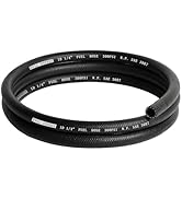 EVIL ENERGY 1/4 Fuel Hose Line Push Lock NBR Rubber SAE 30R7 5FT 300PSI