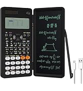 NEWYES Scientific Calculator Rechargeable, with Writing Tablet and Pen, 552 Functions for Student...