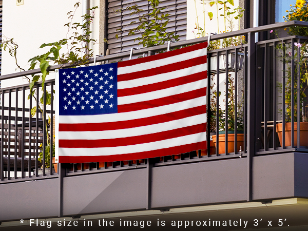 Balcony Window Flag Apartment Decor 