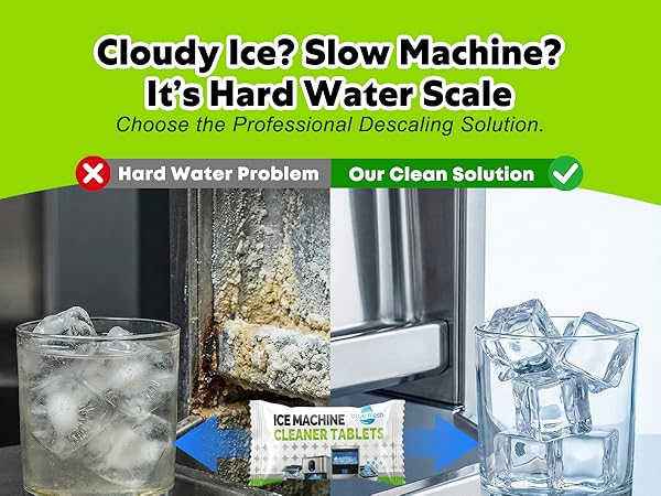 Ice Machine Cleaner Tablets for Hard Water