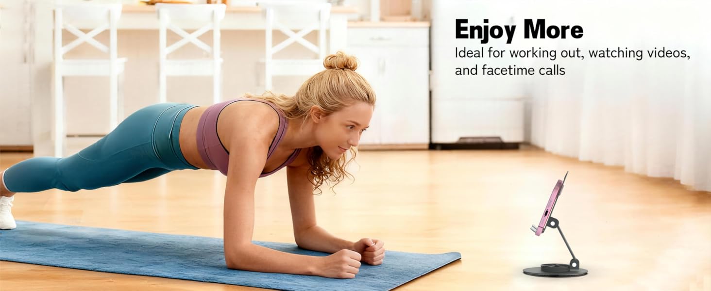Enjoy More Ideal for working out, watching videosand facetime calls