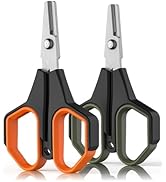 pullther fishing 3.9" Fishing Scissors,Stainless Steel Fishing Line Cutter for Fishing Braided Li...