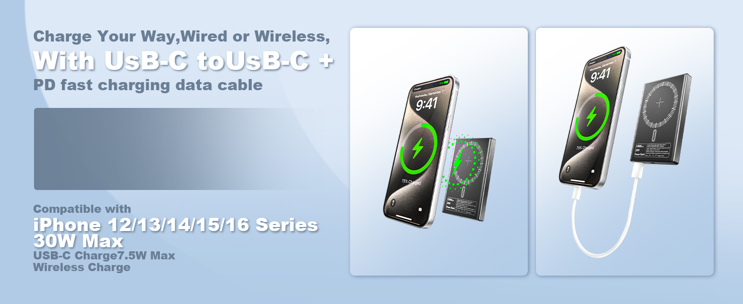 magnetic power bank for iphone