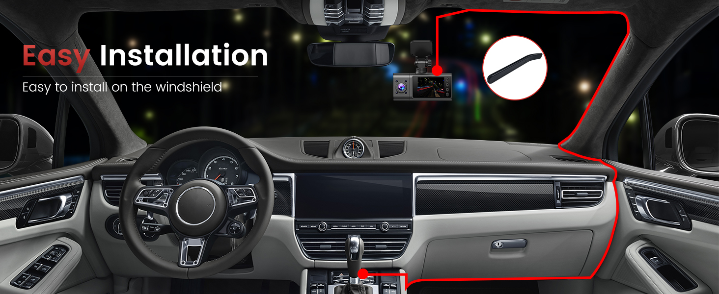 dashcam front and rear