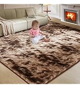 Luxury Shag Area Rug, 5X8 Ft Indoor Ultra Soft Plush Rugs for Living Room, Carpet for Kids Boys G...