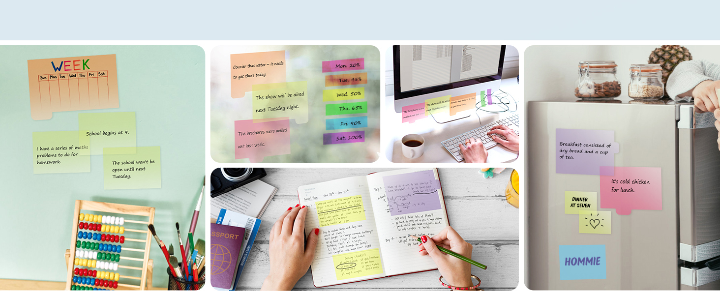 Transparent Sticky Note Pads