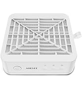 AIRSEE Nail Dust Collector for Beginner,Powerful Manicure Vacuum for Acrylic Gel Nail Polishing w...