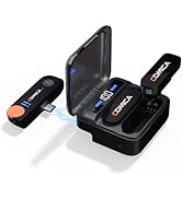 Comica VIMO-S 2.4G Wireless Lavalier Microphones for USB-C Android Smartphone Laptop Lav Mic for ...