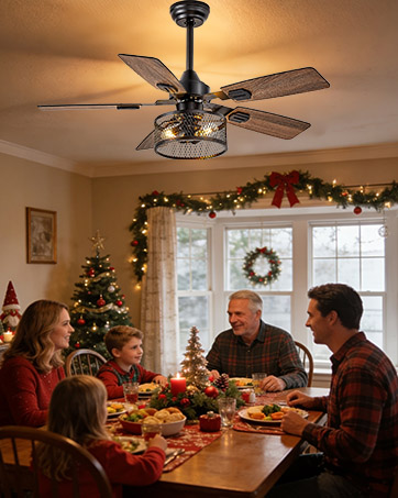 42 inch ceiling fans with light for dining room
