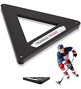 ZEALFEEL Triangle Hockey Passer 2 Pack, Heavy-Duty Puck Rebounder 26 Inch for One-Timers &amp; Passin...