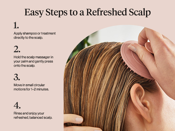 Kitsch Scalp Massager for Hair Care - Scalp Scrubber