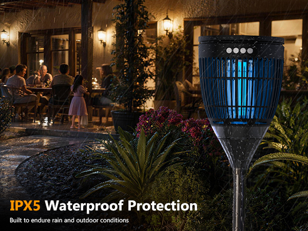 solar powered bug zapper