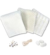 Terra Distribution Exfoliating Washcloth [Designed in Japan] Natural Plant-Based Blend Back Scrub...