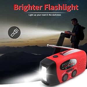 flashlight radio