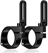 VAZESWIN 2 PCS UTV Light Bar Mounts, Sturdy Aluminium Alloy LED Light Bar Mounting Brackets, 360°...