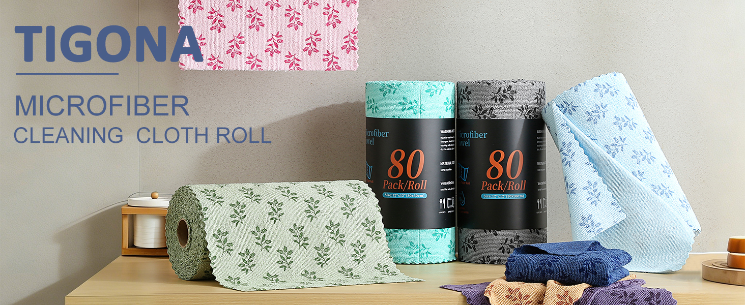 Kitchen Cleaning Cloth Wiping Countertops Dishes Stoves Tear-Off Type