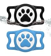 ZiperTag [2 Pack] for Airtag Dog Collar Holder - IP68 Waterproof Air Tagholder for Dog Collar, Li...