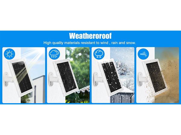 Solar Panel for Security Camera