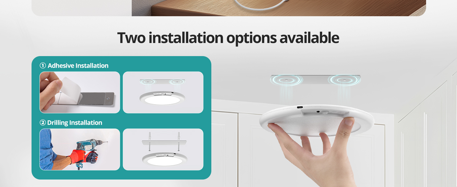 wowatt Battery Operated Ceiling Light